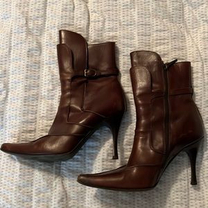 Brown booties